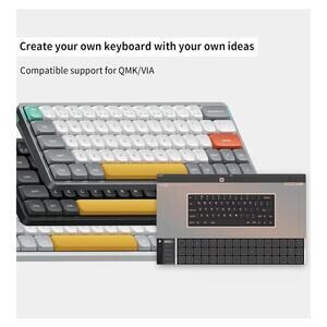 Nuphy Air60 v2 Wireless Keyboard -Gray New